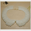 Pretty Pearl Beads Lace Collar for Girls Dresses